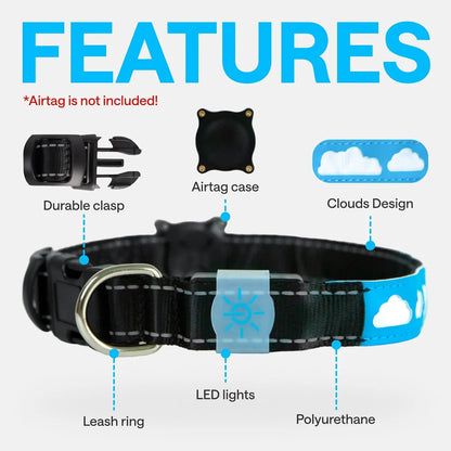 GPS Tracking Dog Collar with Airtag for Enhanced Pet Safety