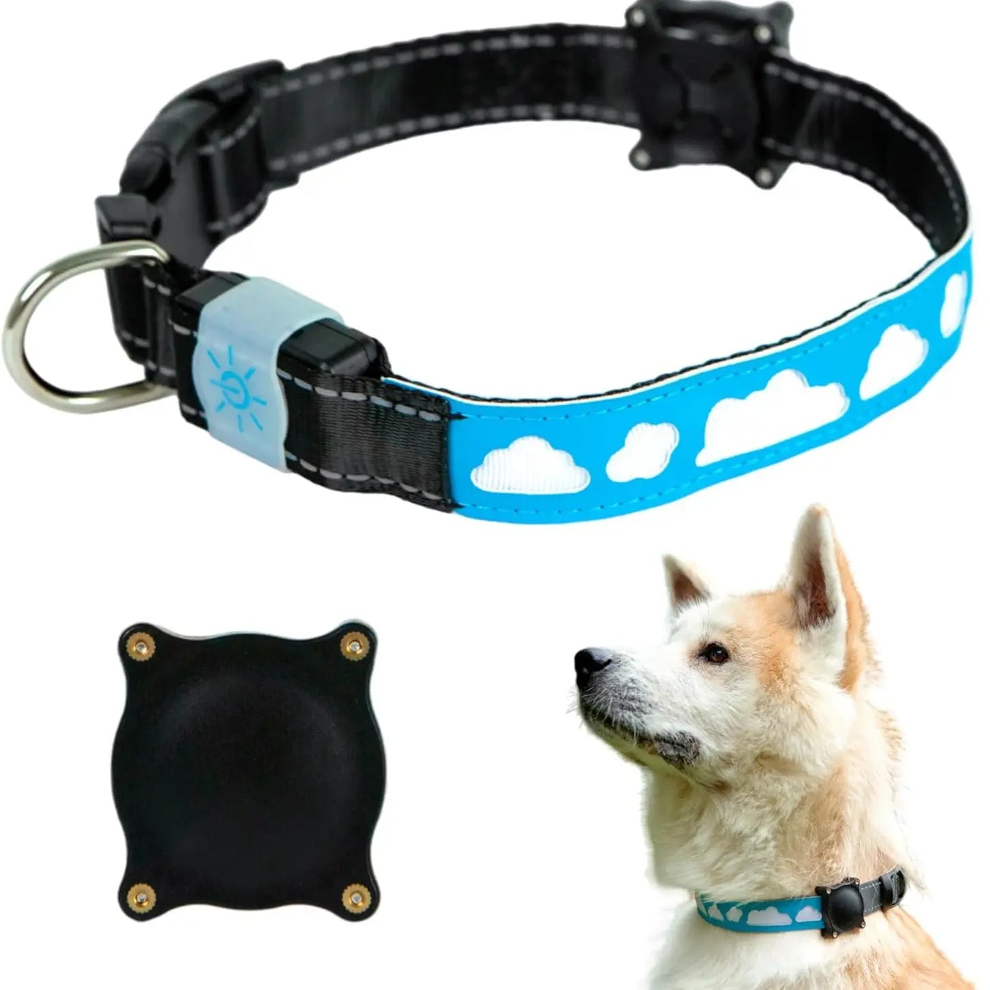 GPS Tracking Dog Collar with Airtag for Enhanced Pet Safety
