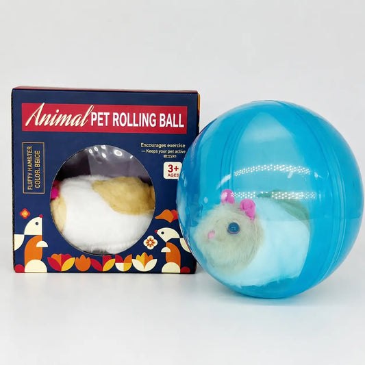 Smart Cat Toy: USB Rechargeable Auto-Rolling Ball for Indoor Play with Hands-Free Mouse Interaction